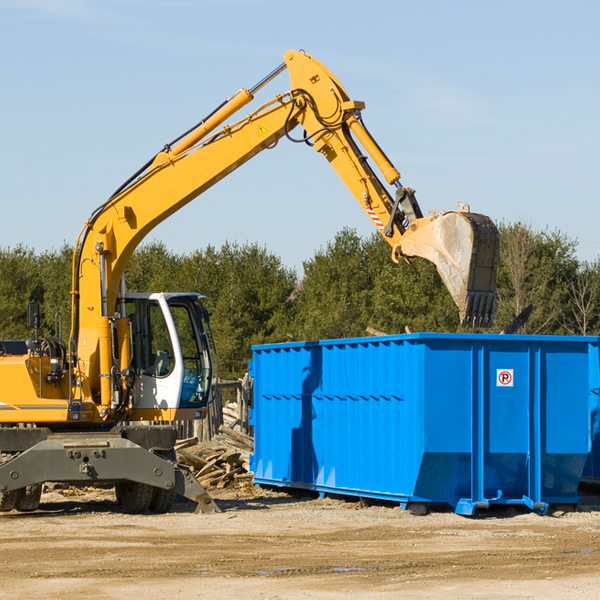 what happens if the residential dumpster is damaged or stolen during rental in Providence AL